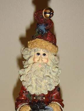 Boyds Bears & Friends Figurine, Vintage Christmas Decor No No Nick